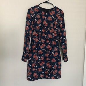 Zara Floral Dress Long Sleeve